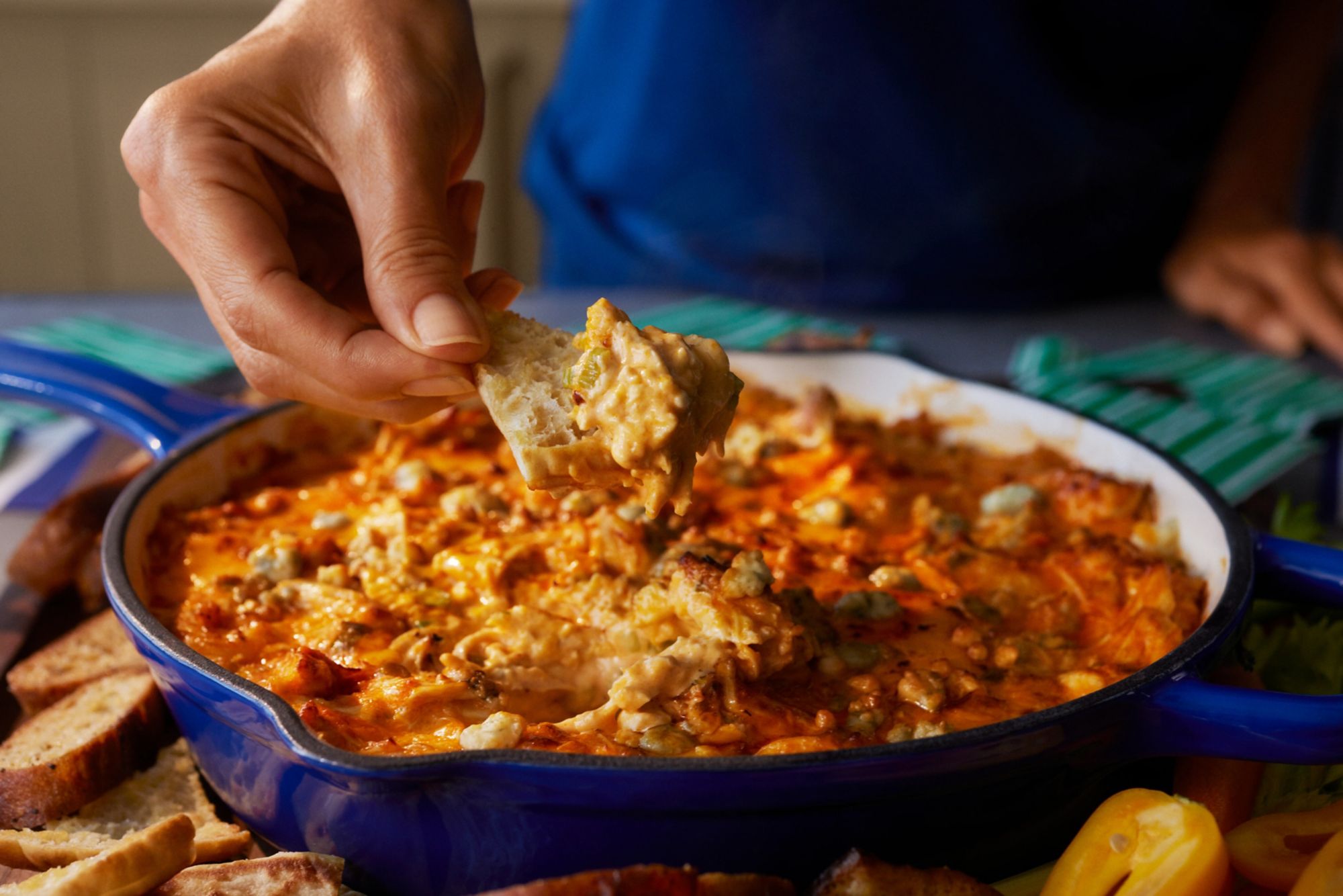 Disappearing Buffalo Chicken Dip